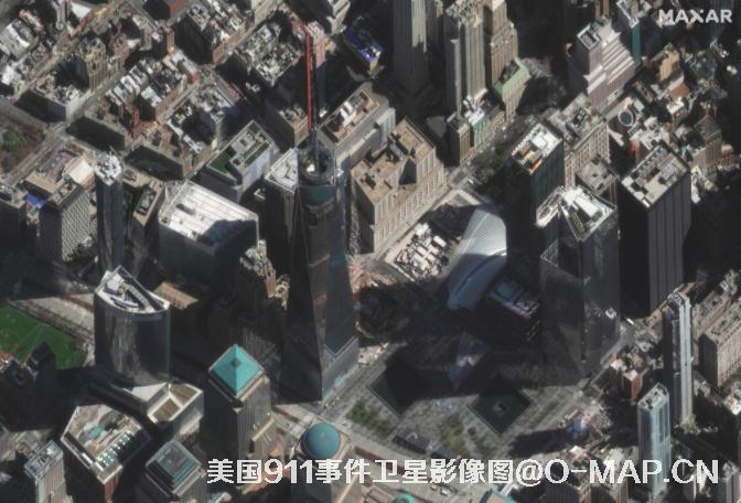 Maxar卫星拍摄的美国911事件的历史图像