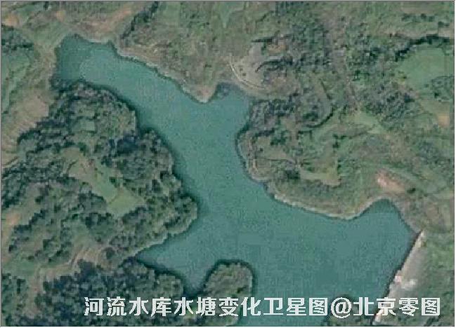 点击查看大图 河流水库水塘变化卫星图