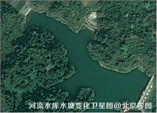 点击查看大图 河流水库水塘变化卫星图