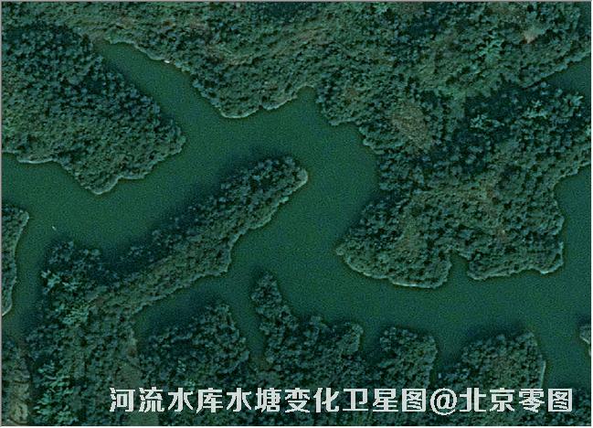 点击查看大图 河流水库水塘变化卫星图