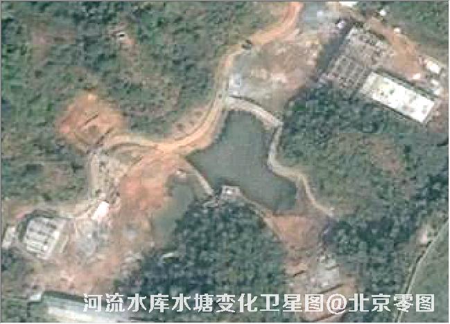 点击查看大图 河流水库水塘变化卫星图