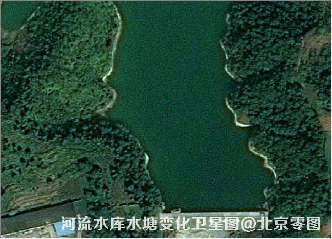 点击查看大图 河流水库水塘变化卫星图