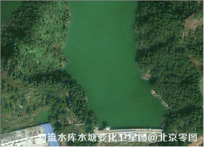 点击查看大图 河流水库水塘变化卫星图