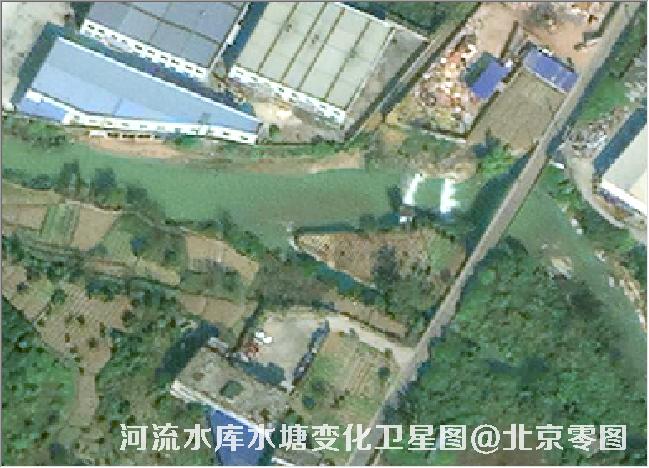 点击查看大图 河流水库水塘变化卫星图