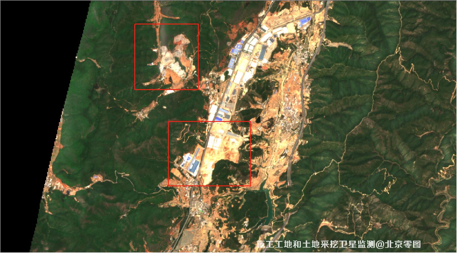 施工工地和土地采挖卫星监测