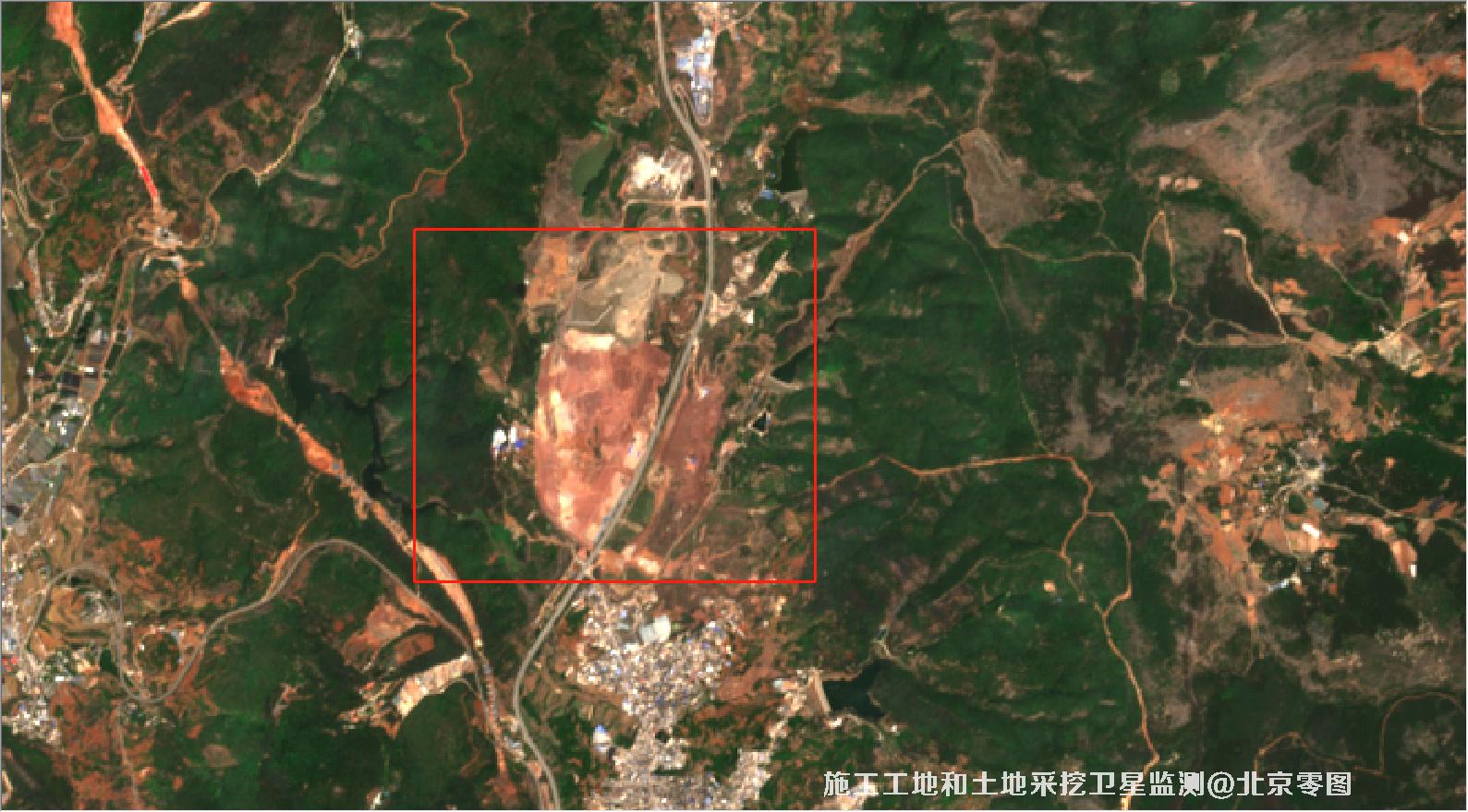 施工工地和土地采挖卫星监测