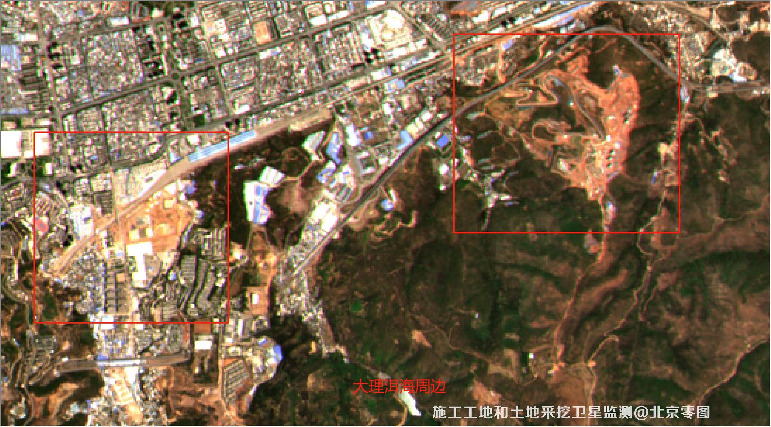 施工工地和土地采挖卫星监测