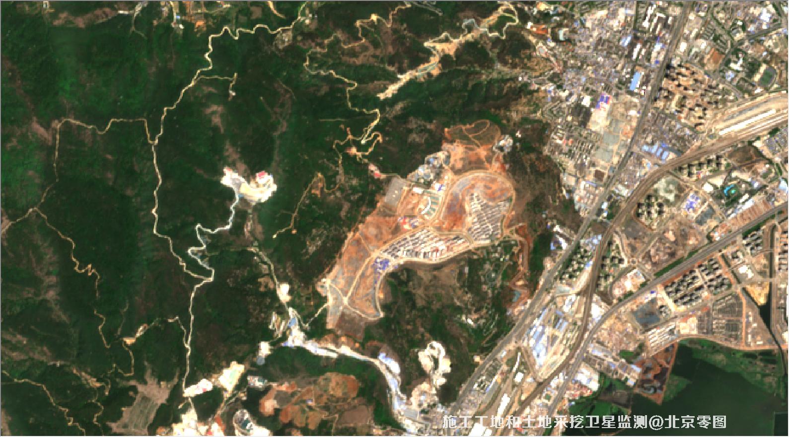 施工工地和土地采挖卫星监测