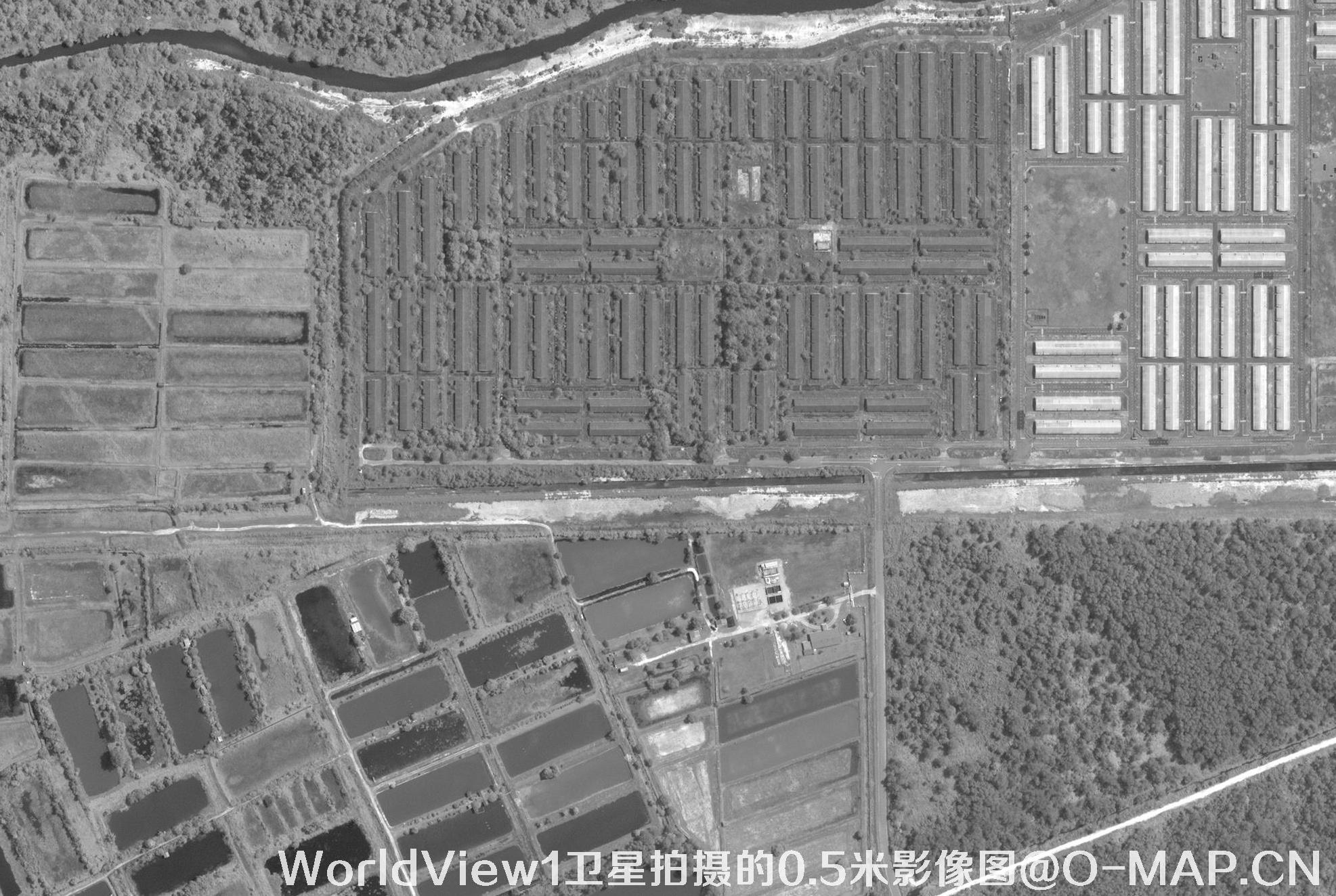 WorldView1卫星拍摄的0.5米影像图