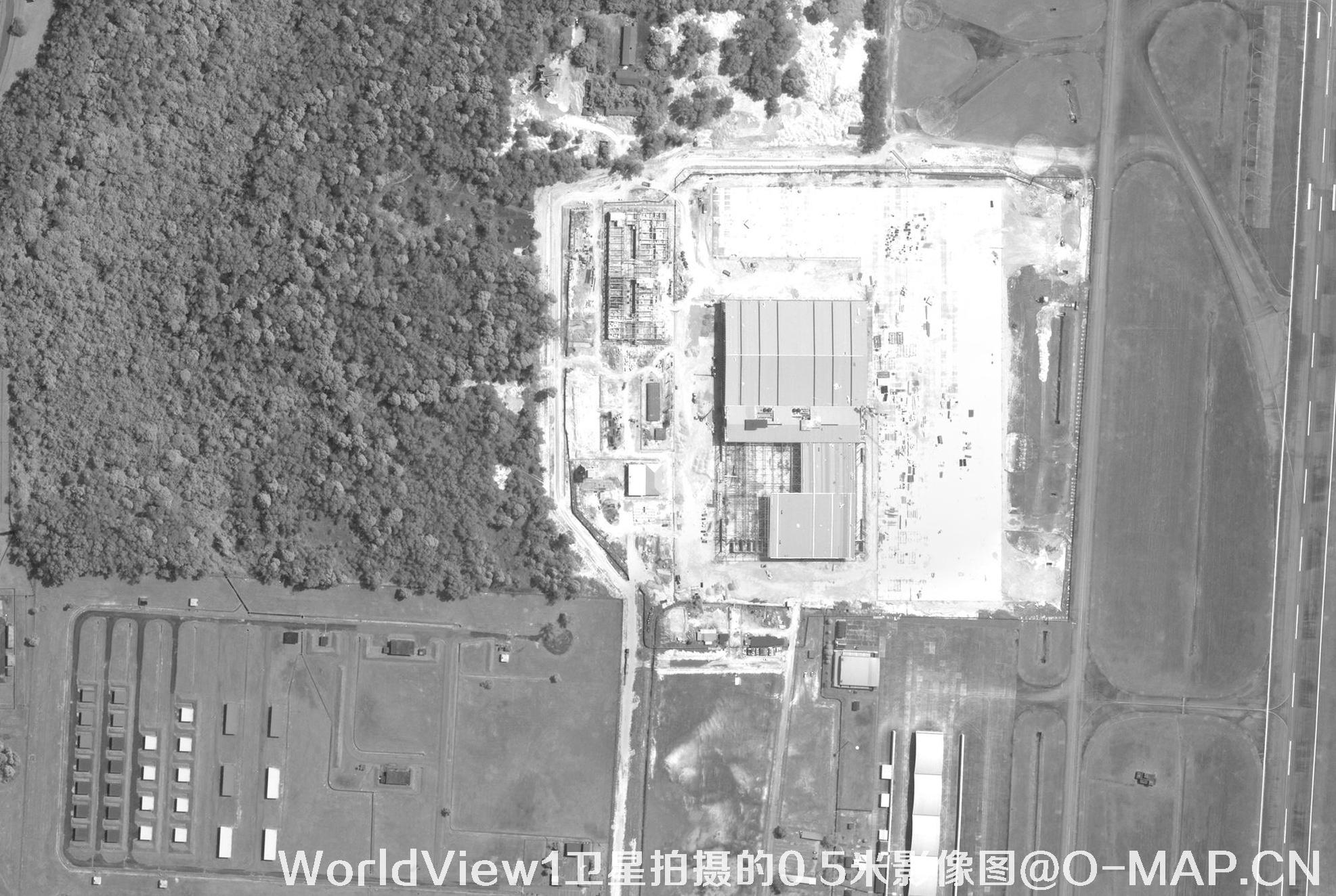 WorldView1卫星拍摄的0.5米影像图