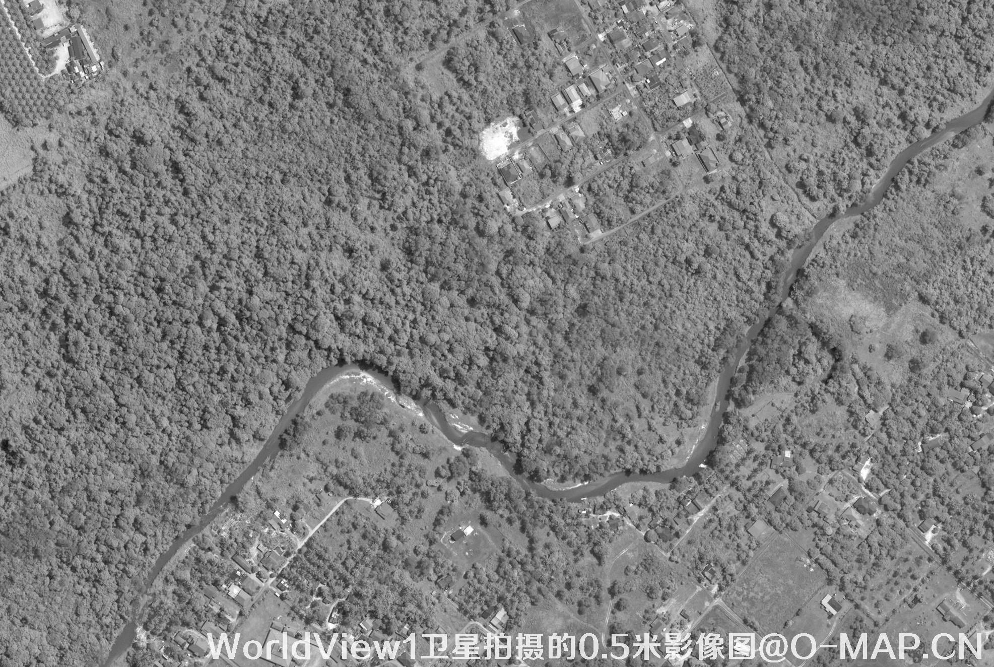 WorldView1卫星拍摄的0.5米影像图