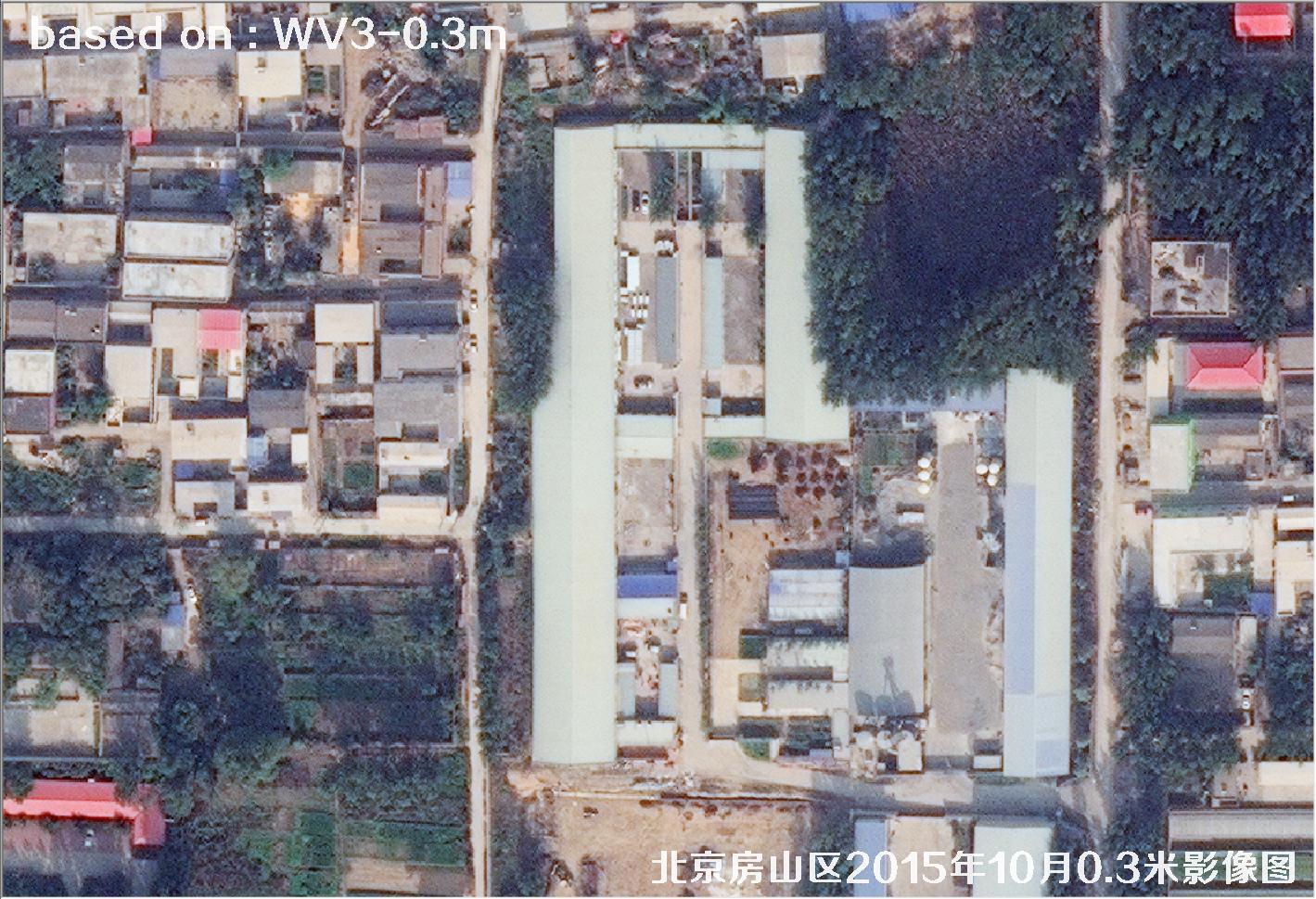 北京房山区2015年10月0.3米WV3卫星图像22