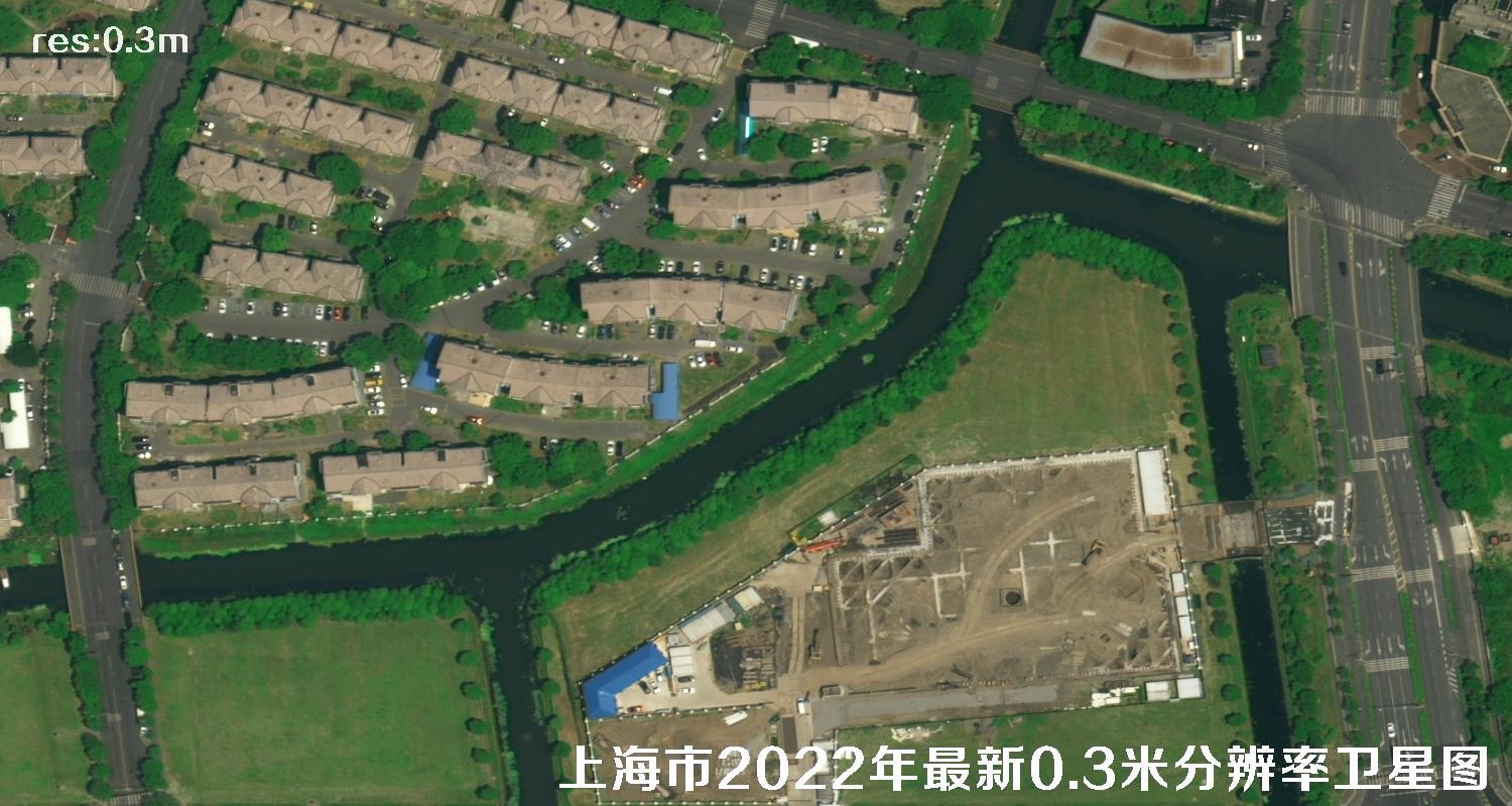 0.3米分辨率卫星拍摄的高清影像图