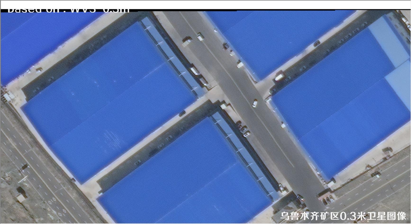 乌鲁木齐2024年0.3米WorldView3卫星图像