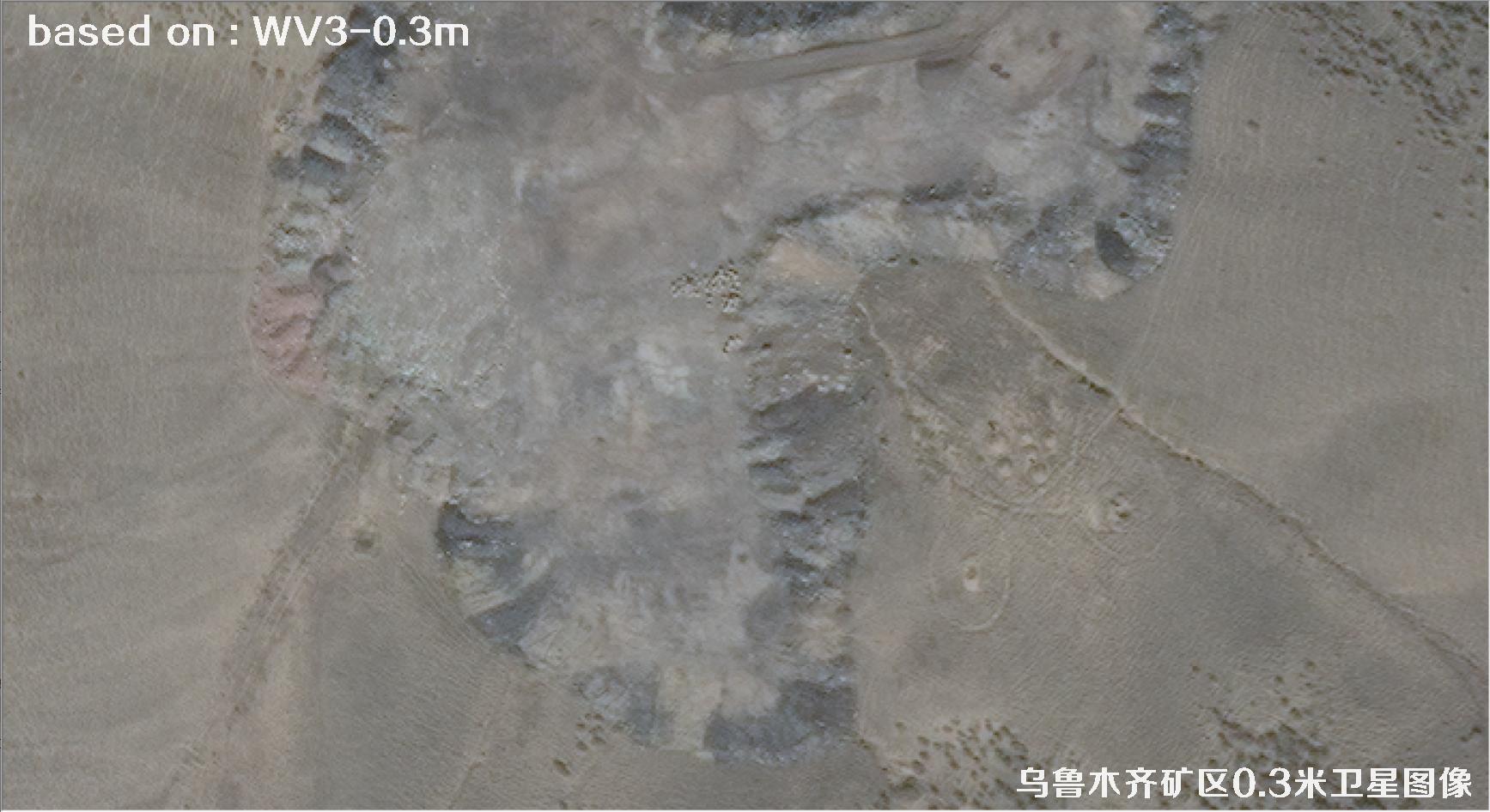 乌鲁木齐2024年0.3米WorldView3卫星图像