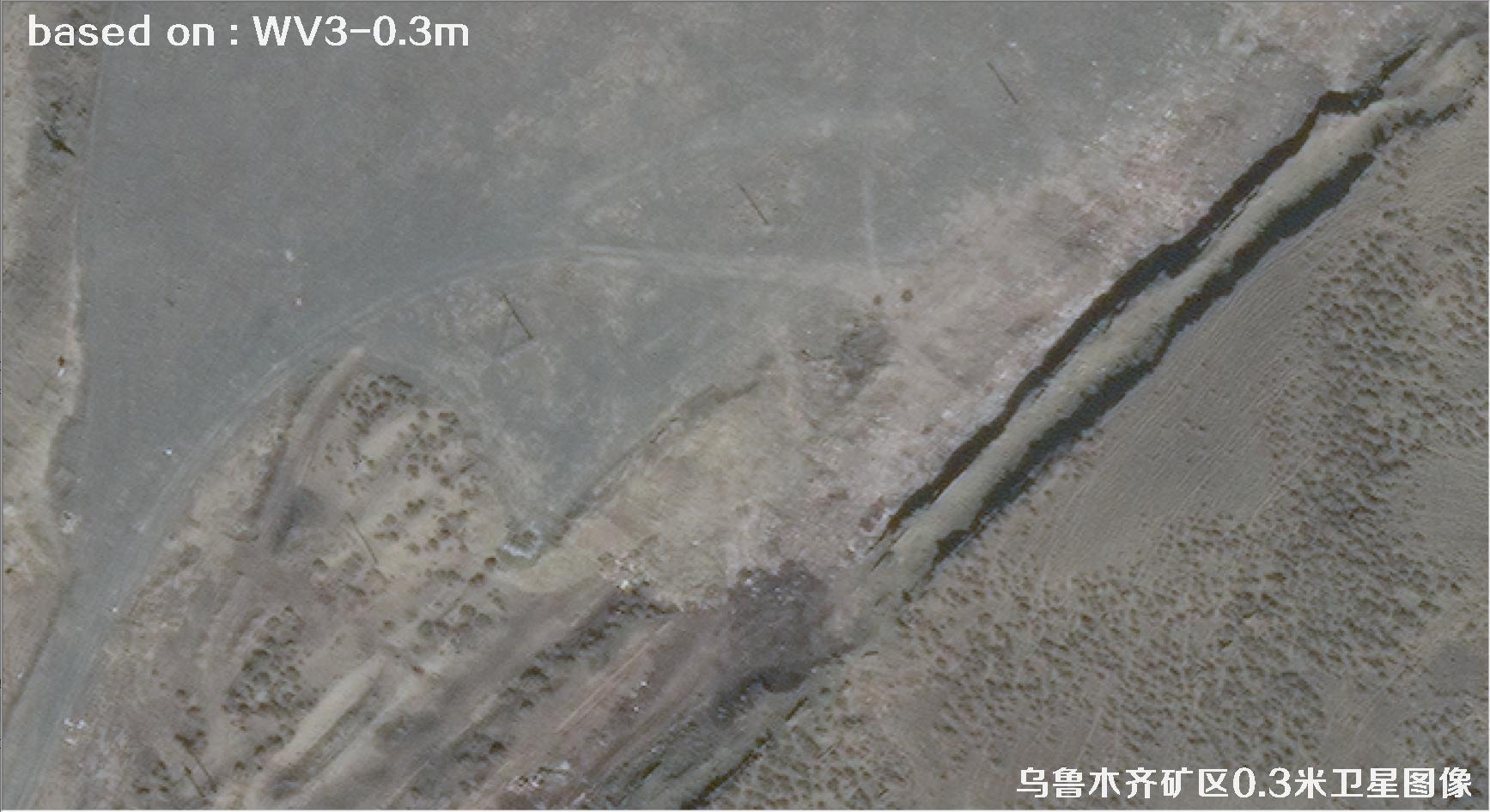 乌鲁木齐2024年0.3米WorldView3卫星图像