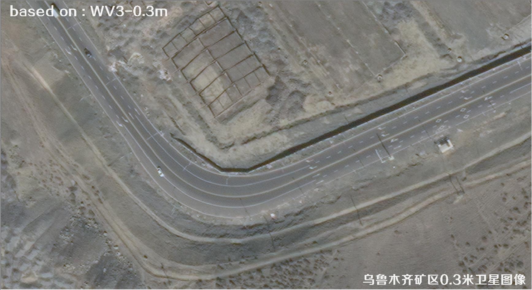 乌鲁木齐2024年0.3米WorldView3卫星图像