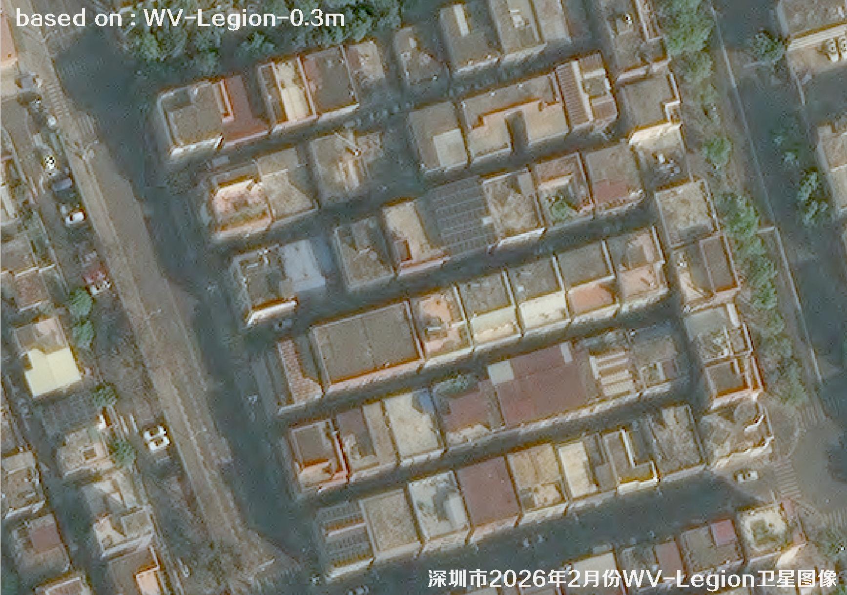 WorldView-Legion卫星2026年拍摄的深圳市卫星图像