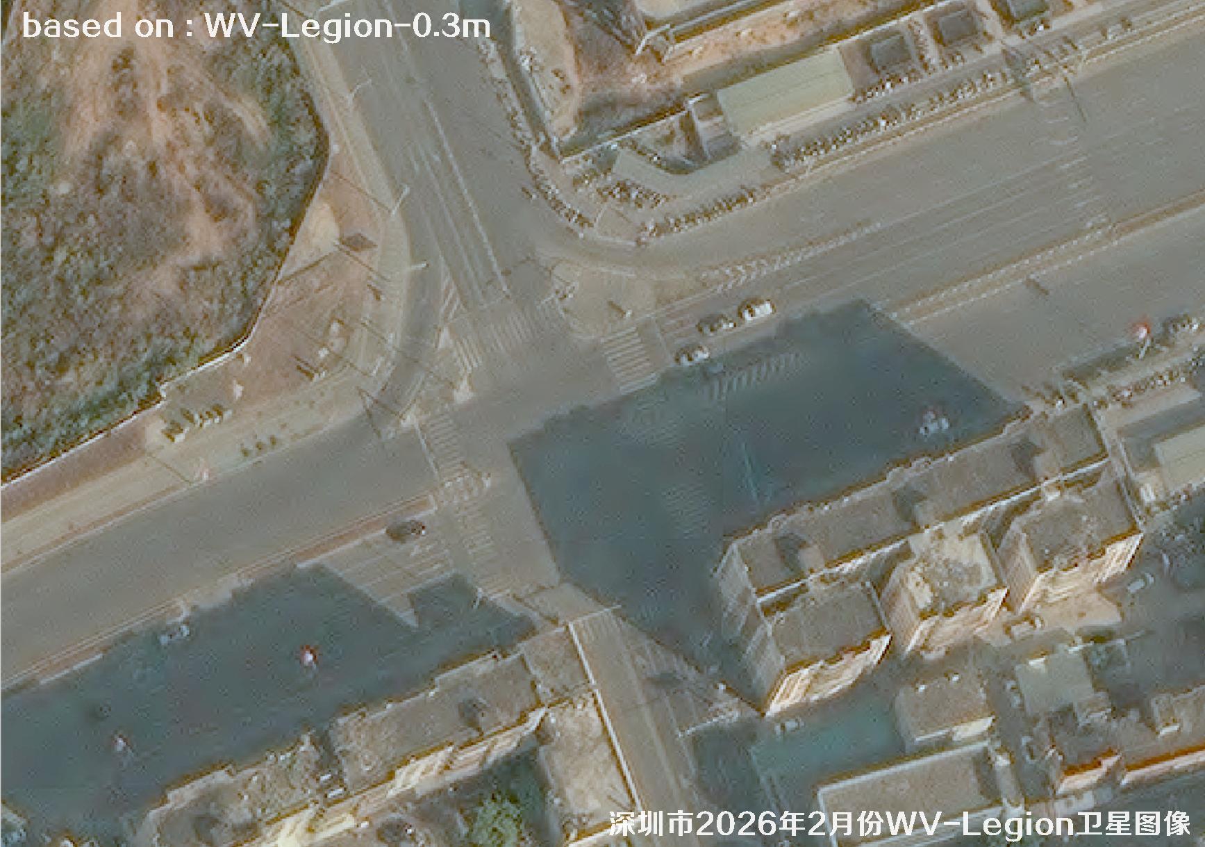 WorldView-Legion卫星2026年拍摄的深圳市卫星图像