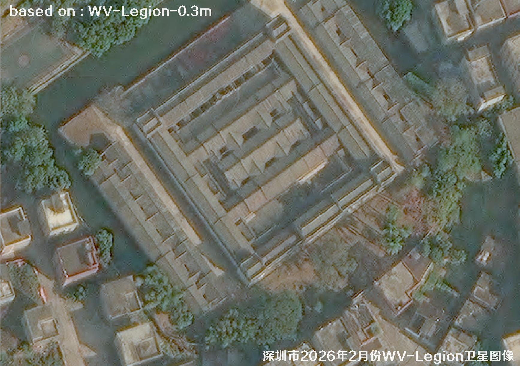 WorldView-Legion卫星2026年拍摄的深圳市卫星图像