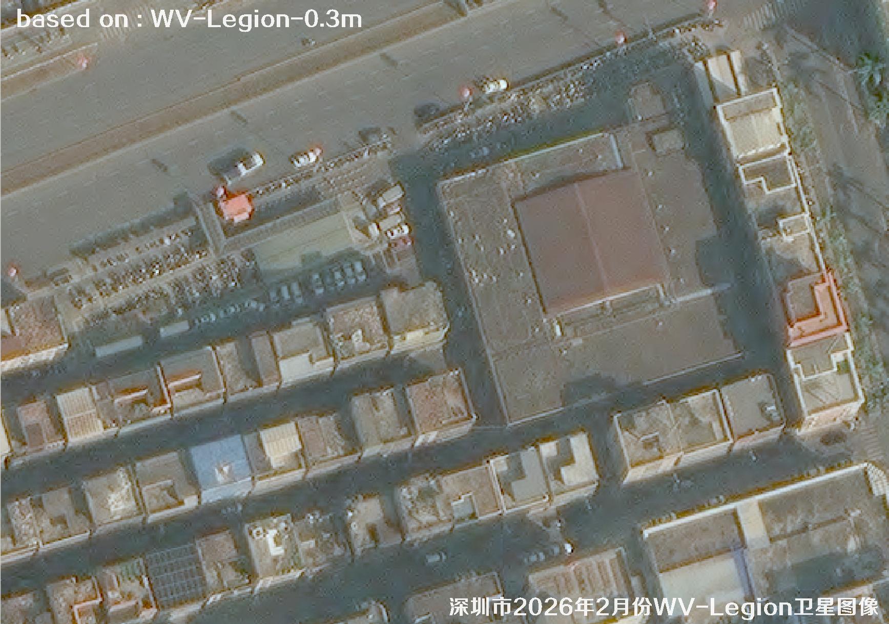 WorldView-Legion卫星2026年拍摄的深圳市卫星图像