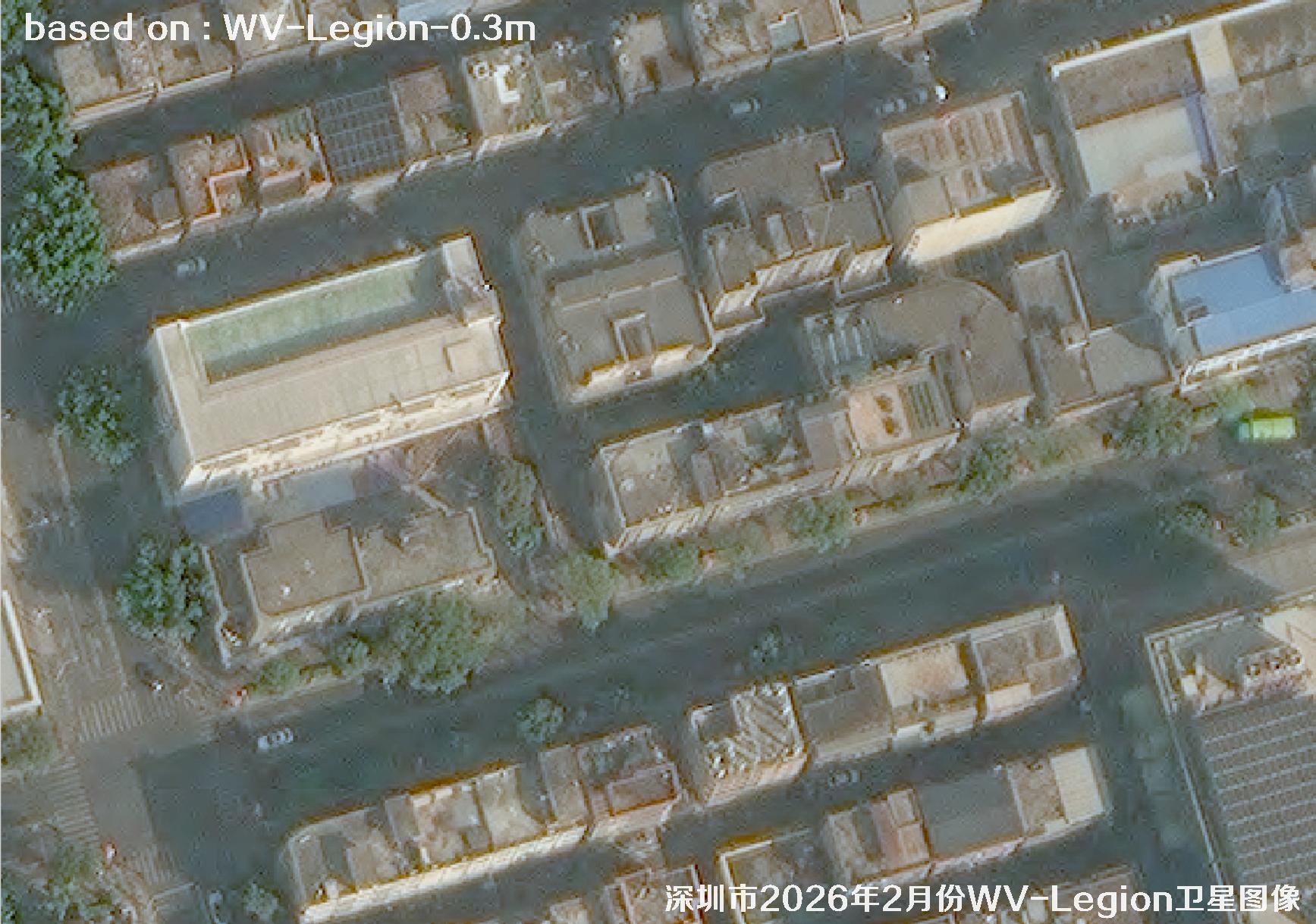 WorldView-Legion卫星2026年拍摄的深圳市卫星图像