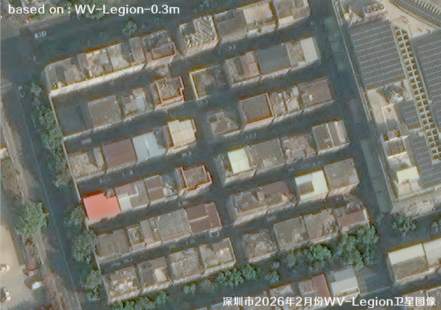 WorldView-Legion卫星2026年拍摄的深圳市卫星图像