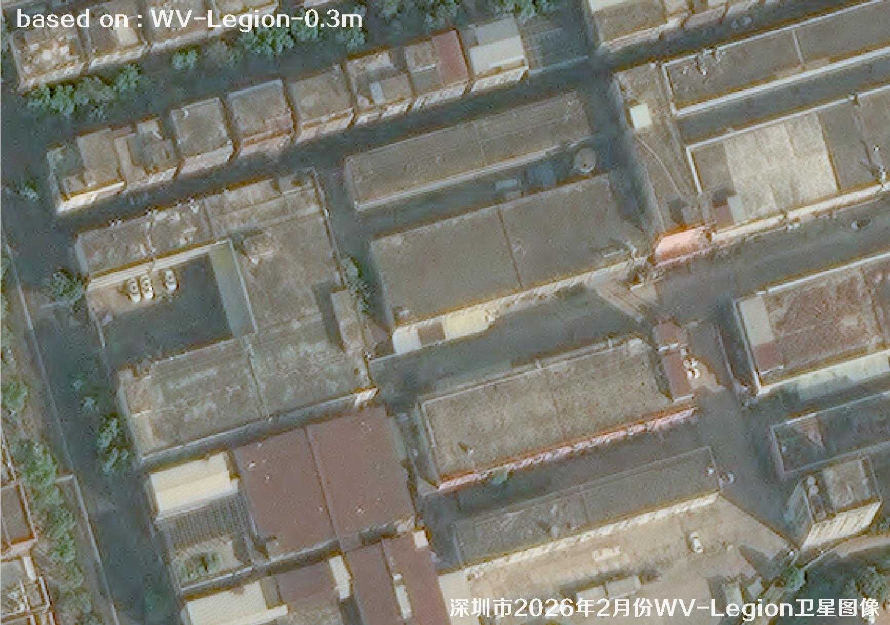 WorldView-Legion卫星2026年拍摄的深圳市卫星图像