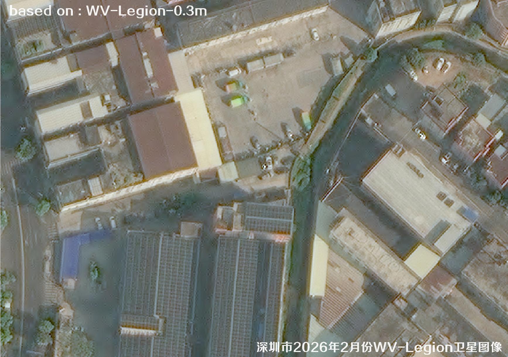 WorldView-Legion卫星2026年拍摄的深圳市卫星图像