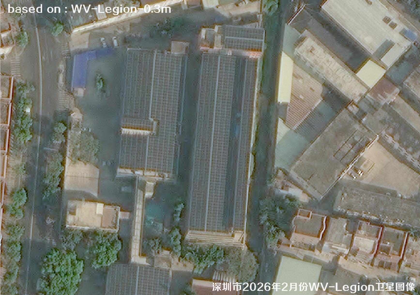 WorldView-Legion卫星2026年拍摄的深圳市卫星图像