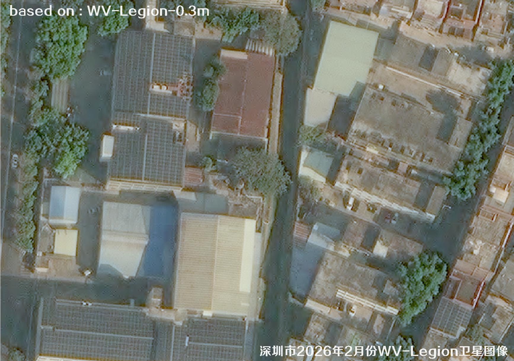 WorldView-Legion卫星2026年拍摄的深圳市卫星图像