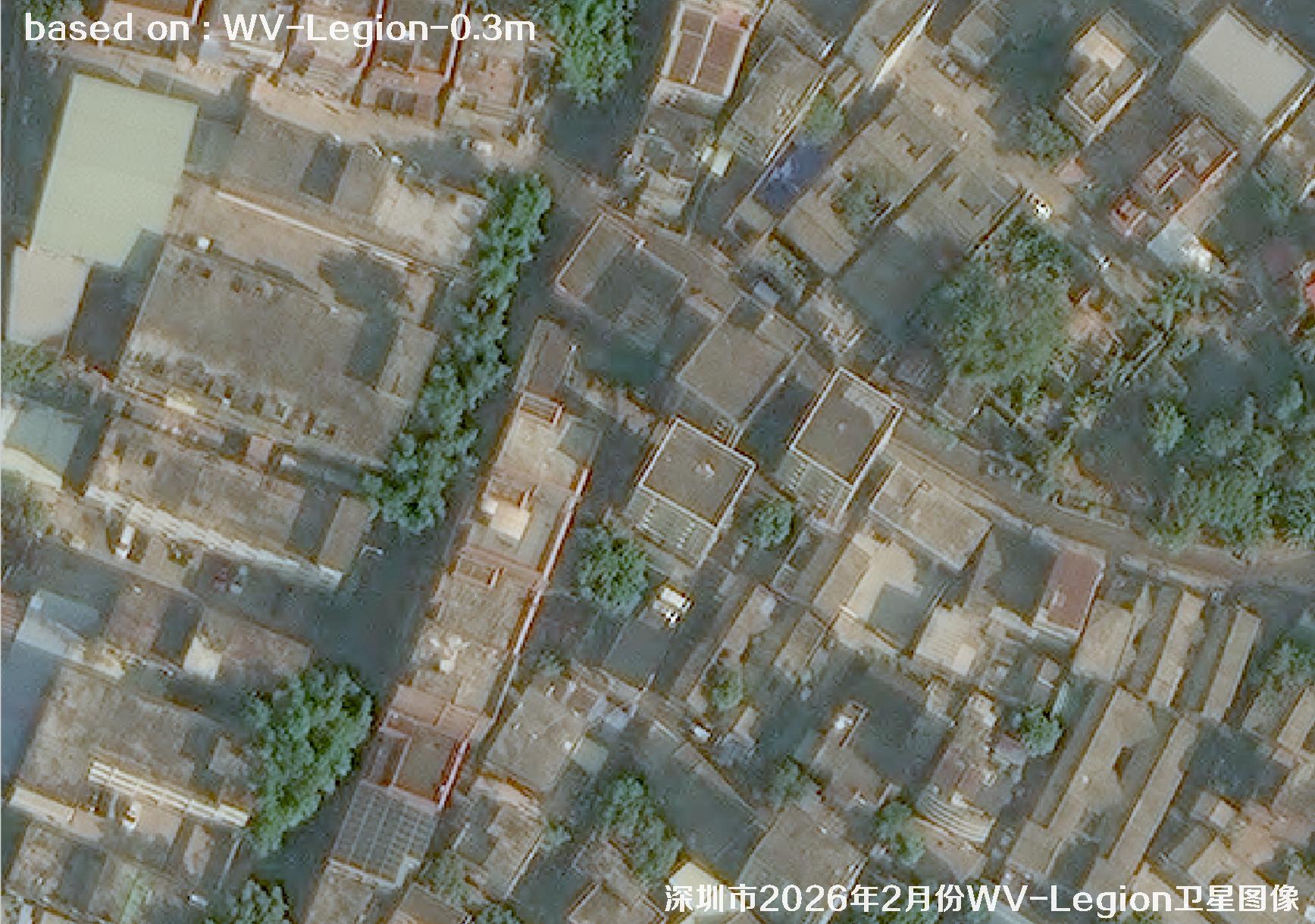 WorldView-Legion卫星2026年拍摄的深圳市卫星图像