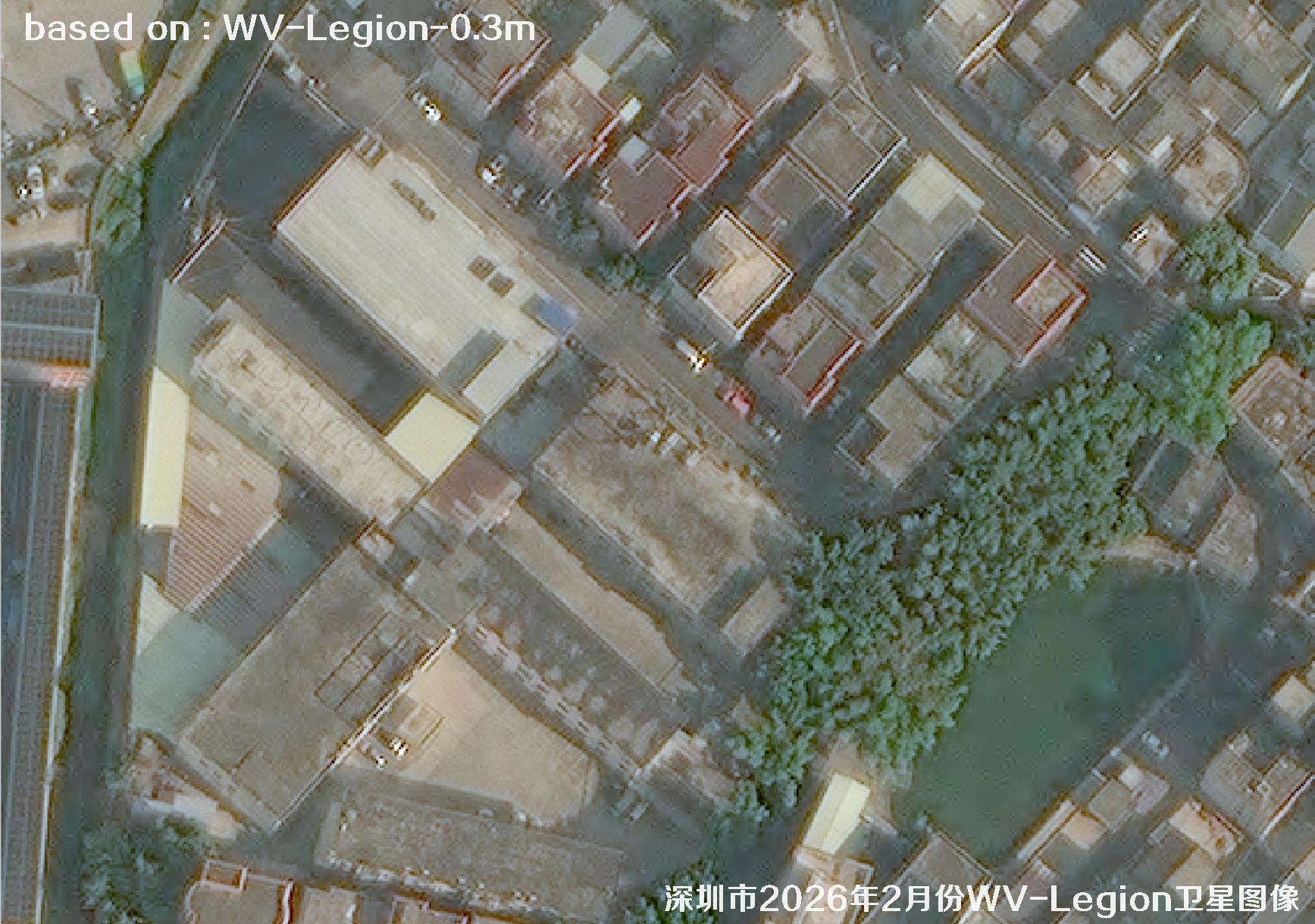 WorldView-Legion卫星2026年拍摄的深圳市卫星图像