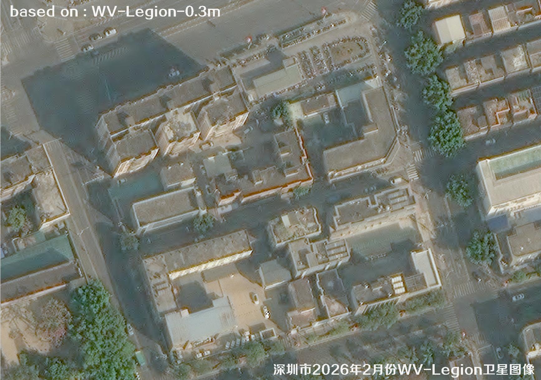 WorldView-Legion卫星2026年拍摄的深圳市卫星图像