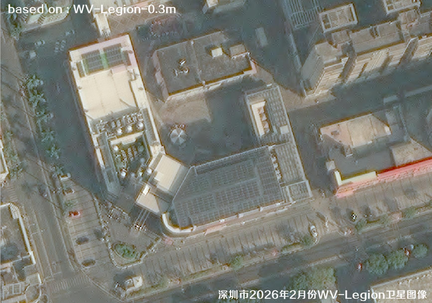 WorldView-Legion卫星2026年拍摄的深圳市卫星图像