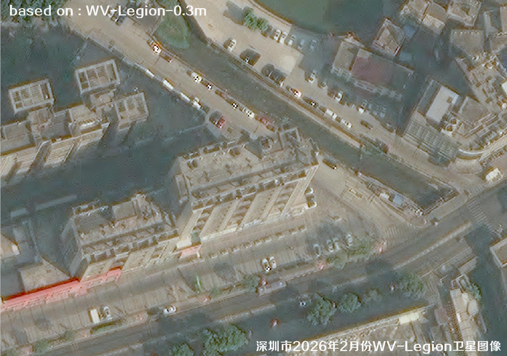 WorldView-Legion卫星2026年拍摄的深圳市卫星图像