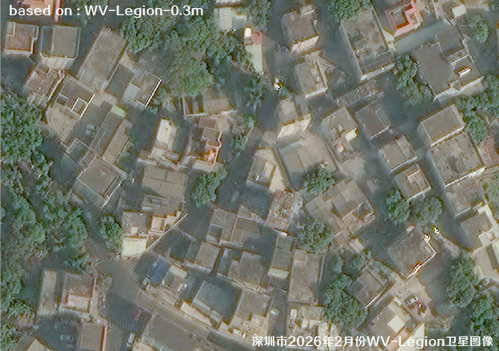 WorldView-Legion卫星2026年拍摄的深圳市卫星图像