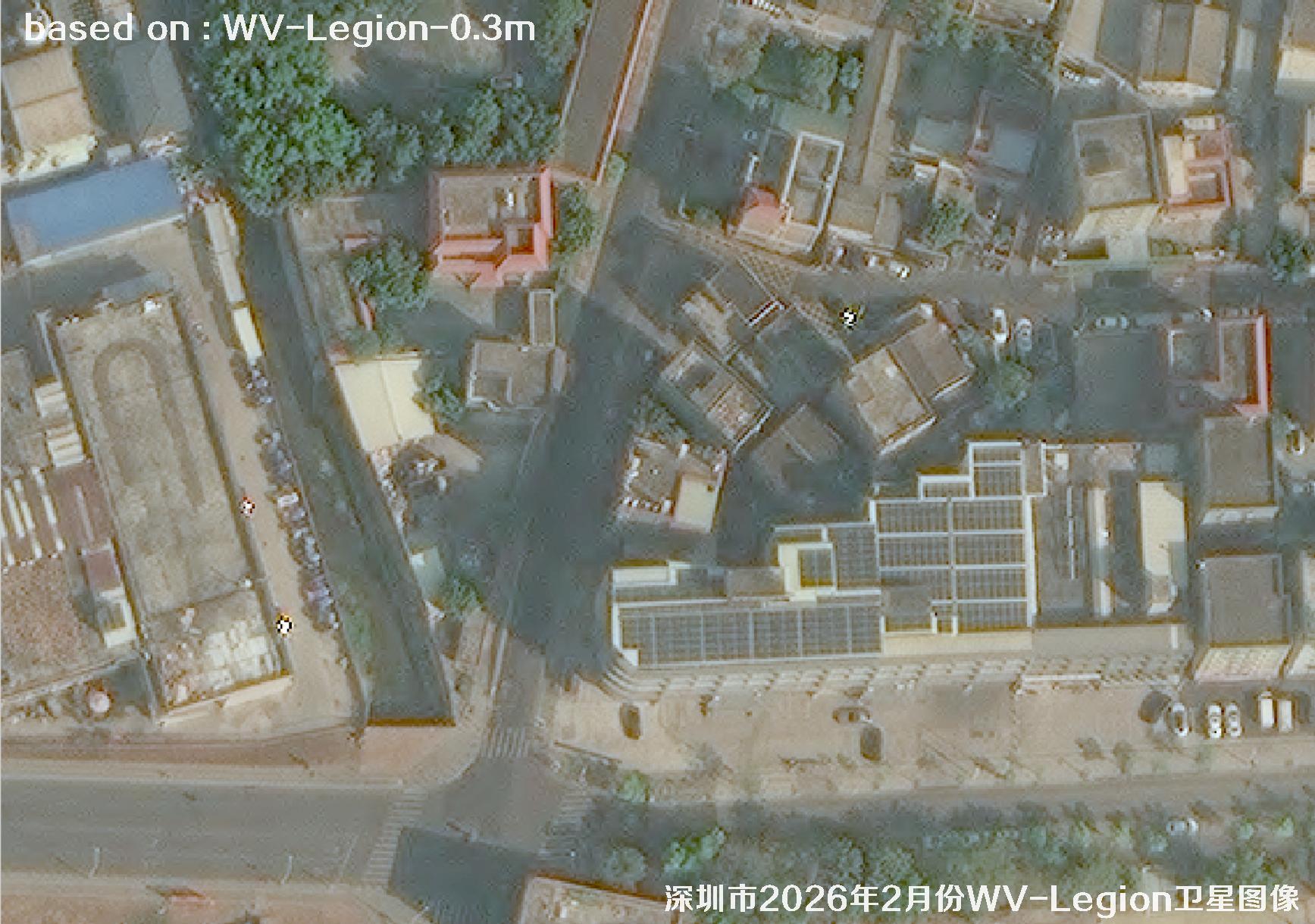 WorldView-Legion卫星2026年拍摄的深圳市卫星图像