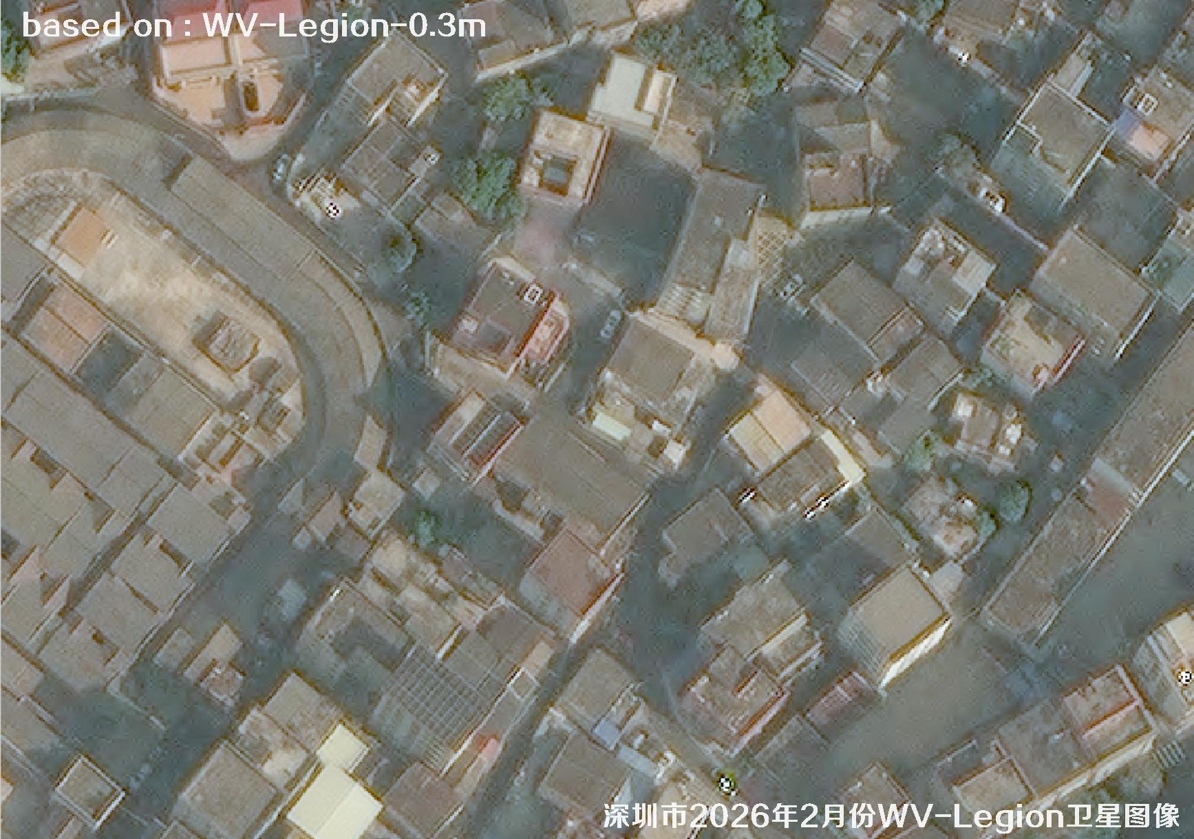 WorldView-Legion卫星2026年拍摄的深圳市卫星图像