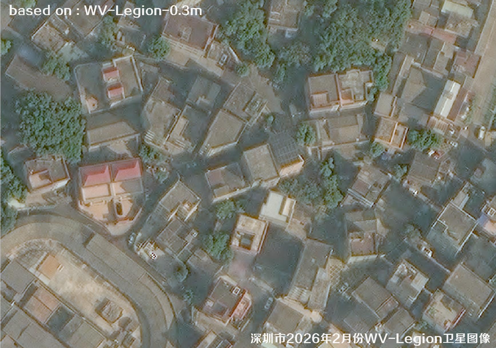 WorldView-Legion卫星2026年拍摄的深圳市卫星图像