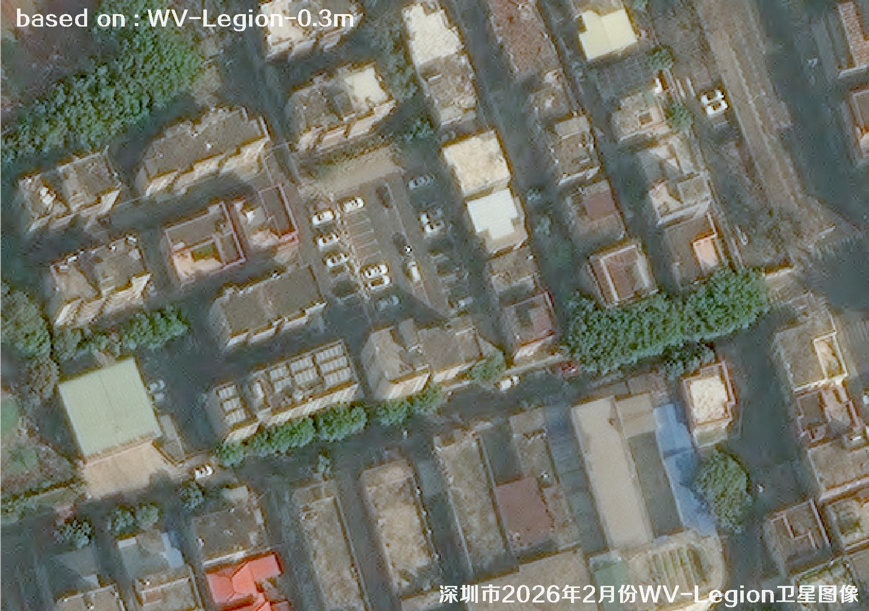 WorldView-Legion卫星2026年拍摄的深圳市卫星图像
