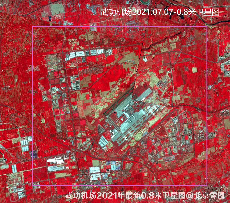 武功机场最新卫星图查询结果