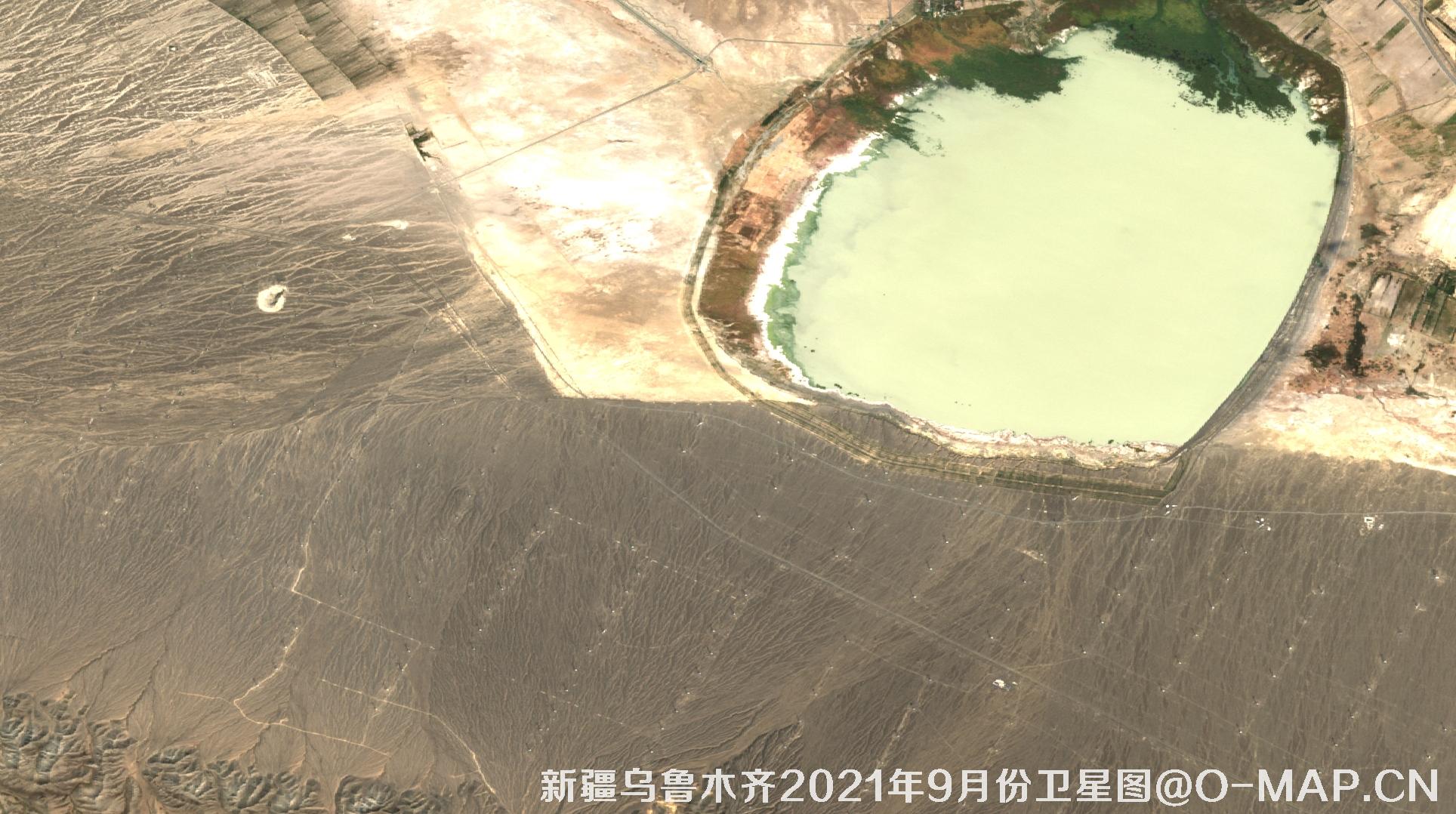 新疆乌鲁木齐2021年9月份最新卫星图
