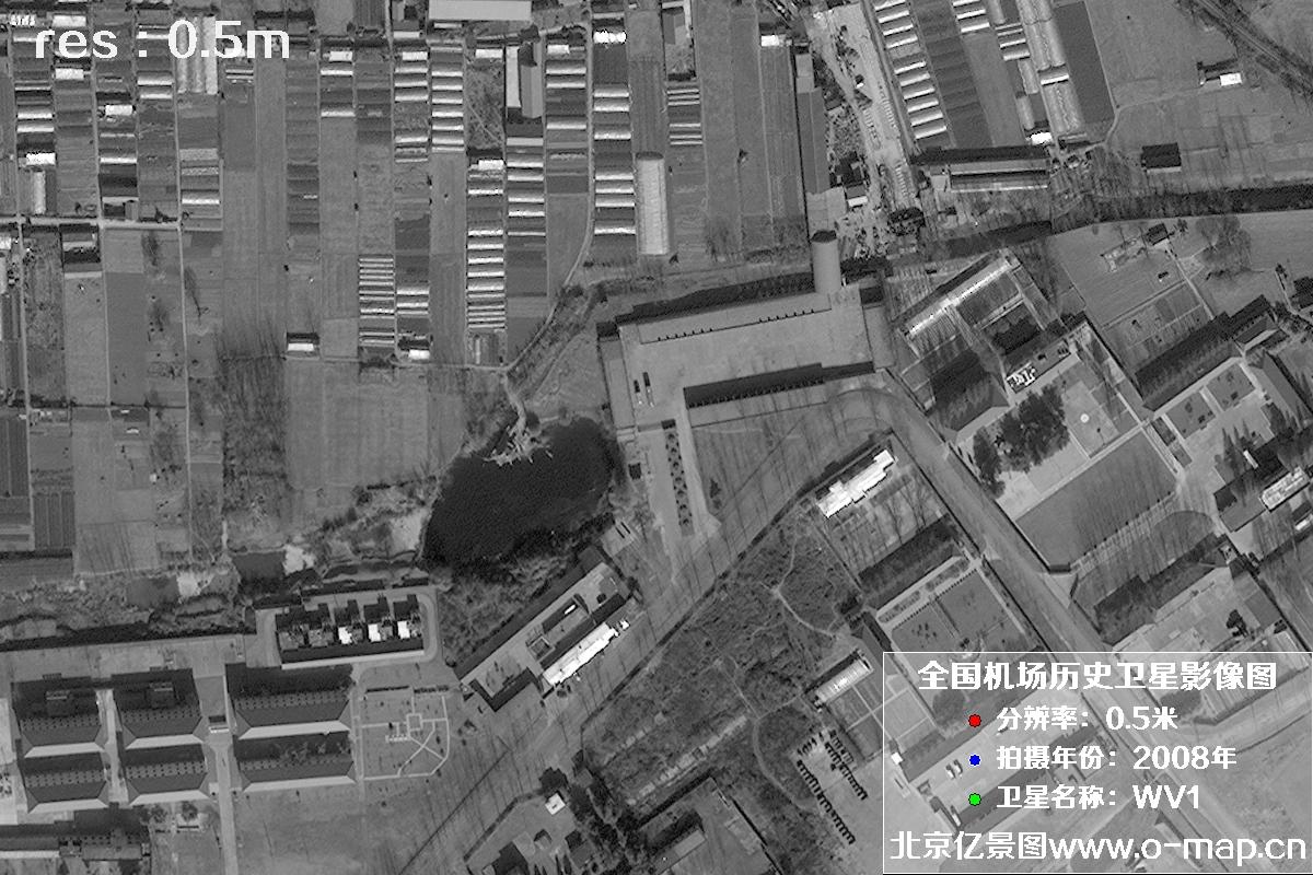 美国WV1卫星2008年拍摄的机场卫星图