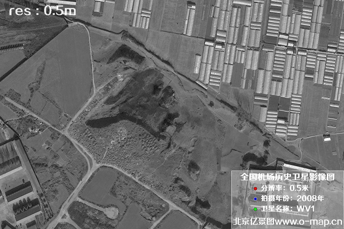 美国WV1卫星2008年拍摄的机场卫星图