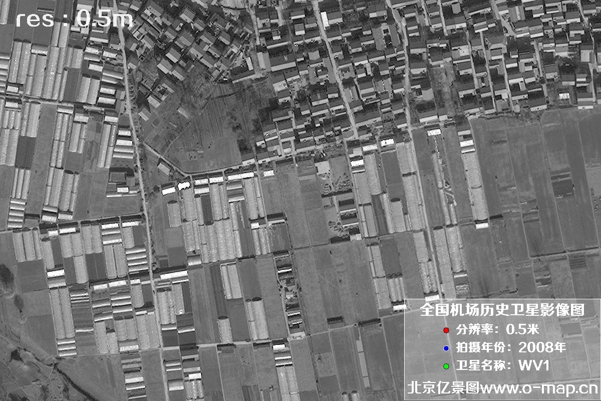 美国WV1卫星2008年拍摄的机场卫星图
