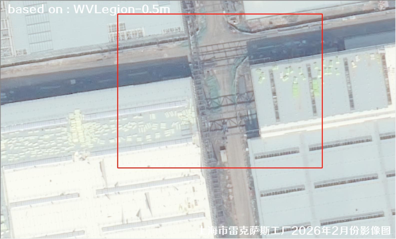 上海市雷克萨斯工厂2026年2月份WorldViewLegion卫星影像图