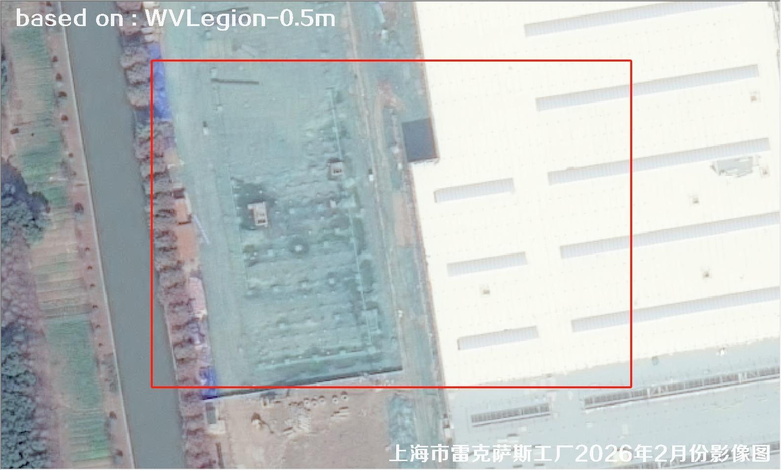 上海市雷克萨斯工厂2026年2月份WorldViewLegion卫星影像图
