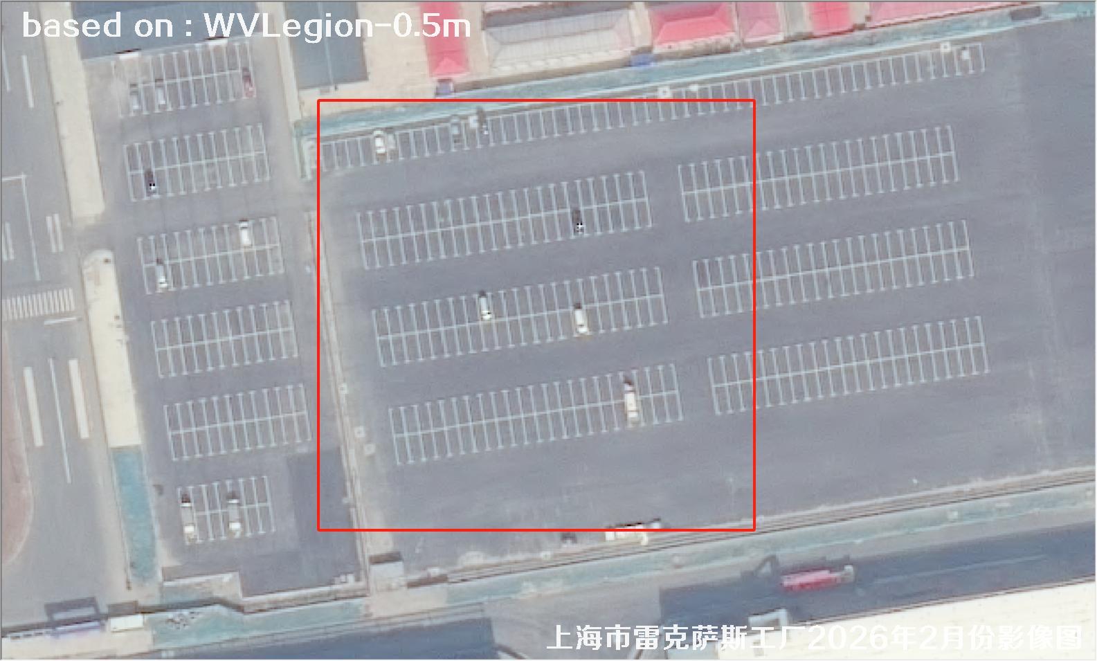 上海市雷克萨斯工厂2026年2月份WorldViewLegion卫星影像图