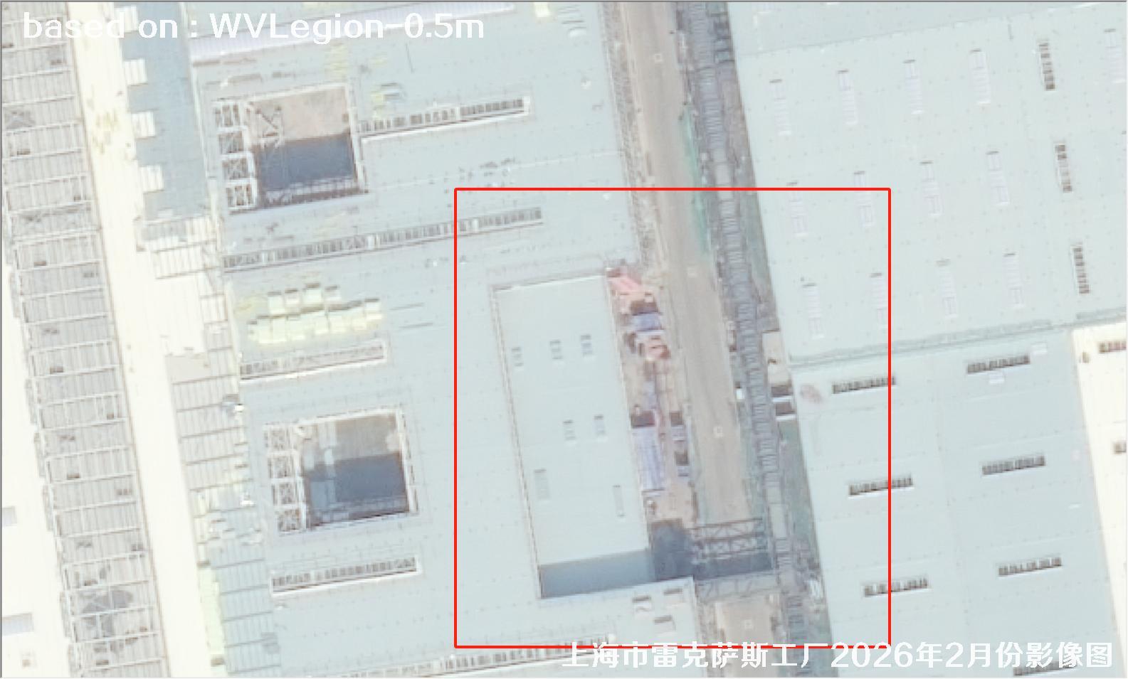 上海市雷克萨斯工厂2026年2月份WorldViewLegion卫星影像图